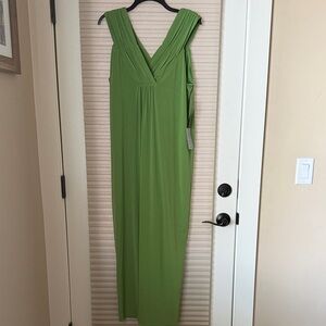 Maggy London Vibrant Green Maxi Dress
